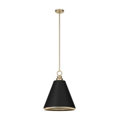 Klein 16" Pendant Light, Metal, Modern Family, Alturas Gold Finish