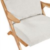 PAGED Chenille Accent Chairs,Arm Chair with Reversible Back,Comfy Chairs for Living Room,Bedroom - 3 of 4