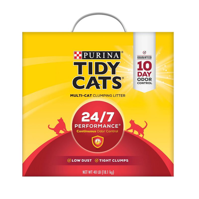 Purina Tidy Cats 24/7 Performance Clumping Cat Litter for Multiple Cats, 1 of 8
