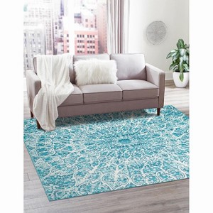 Unique Loom Sofia Grace Geometric Indoor Woven Area Rug - 1 of 4