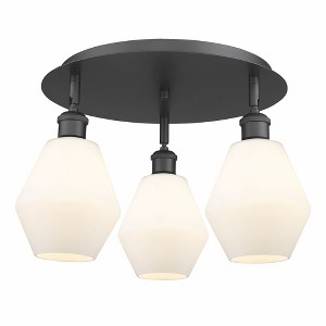 Cindyrella - 3 Light Flush Mount In Industrial Style-10 Inches Tall and 17.75 Inches Wide - 1 of 1