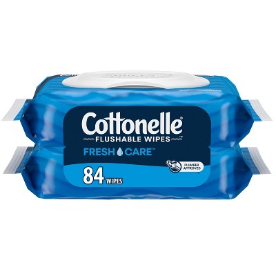 Cottonelle Flushable Wet Wipes - 2pk/42ct : Target