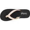 Corkys Women's Summer Plans Flip Flop Sandals, Gold Washed Metallic - 4 of 4