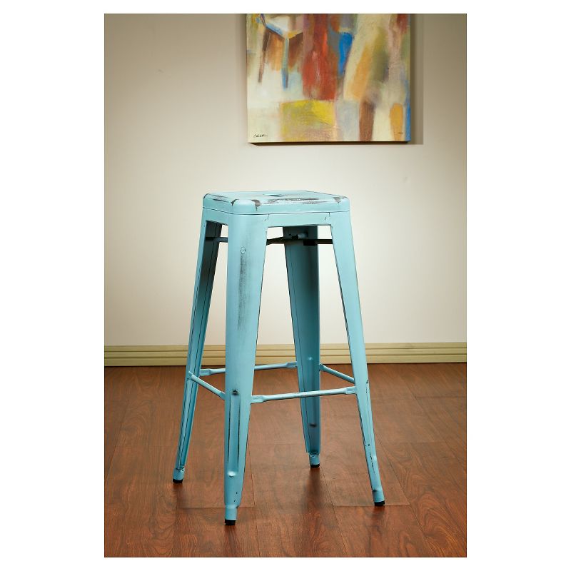 Set of 2 30" Bristow Antique Metal Barstool - OSP Home Furnishings, 3 of 8
