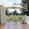 10ft Offset Patio Umbrella, Cantilever Umbrella with Easy Lift & Tilt Adjustment - 2 of 4
