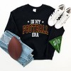Simply Sage Market Women's Graphic Sweatshirt In My Football Era - Maroon - 3 of 4
