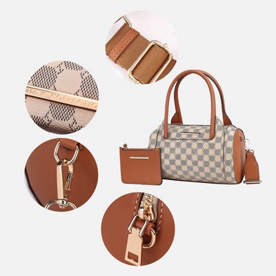 MKF Collection Adhara Women’s Structured Satchel Bag with Pouch, Circular Print, by Mia K — фото 4