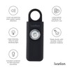 Ivation Personal SOS Keychain Alarm, 125 dB Rechargeable Personal Alarm W/LED Strobe Light - 2 of 4