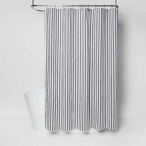 Stripe Shower Curtain Black/White   Project 62™ : Target