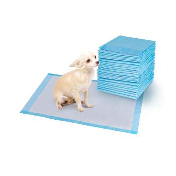 IRIS USA Pee Pads Square Pet Training Pad Holder for Dogs, Navy Blue