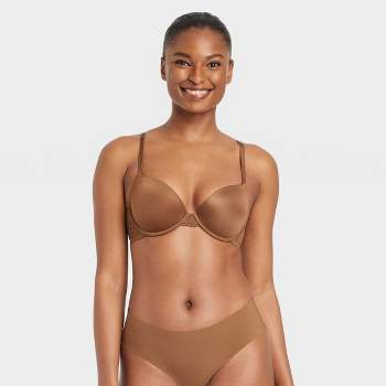All.you. Lively Women's All Day Deep V No Wire Bra - Toasted
