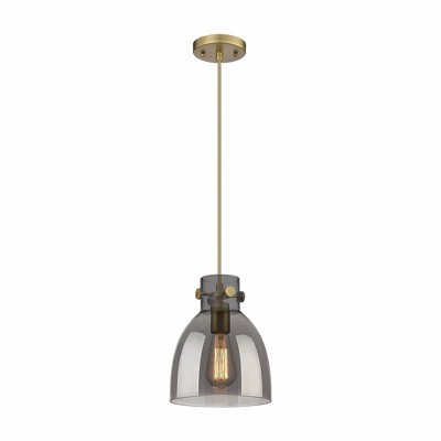 Newton Bell - 1 Light Pendant In Industrial Style-9.63 Inches Tall and 8 Inches Wide