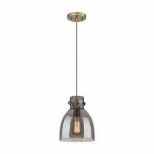 Newton Bell - 1 Light Pendant In Industrial Style-9.63 Inches Tall and 8 Inches Wide - 1 of 1