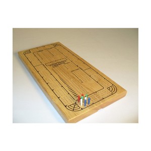 Four Track Cribbage Board Board Game - 1 of 1