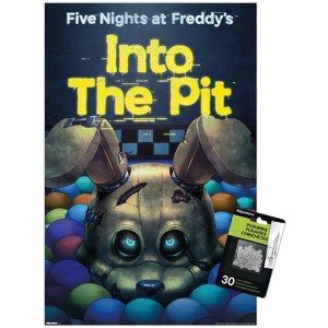 Trends International Five Nights at Freddy's: Into The Pit - Key Art Unframed Wall Poster Prints - 1 of 4