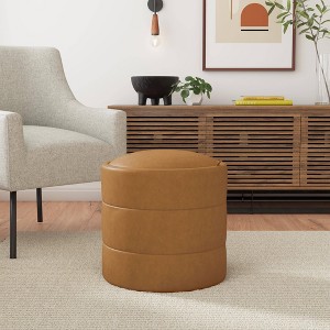 Storage Round Ottoman - HomePop - 1 of 4