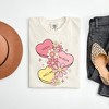 Simply Sage Market Women's Retro Valentine Hearts Short Sleeve Garment Dyed Tee - 3 of 3
