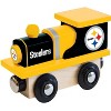 MasterPieces Officially Licensed NFL Pittsburgh Steelers Wooden Toy Train Engine For Kids. - image 2 of 4