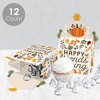 Big Dot of Happiness Fall Friends Thanksgiving - Treat Box Party Favors - Friendsgiving Party Goodie Gable Boxes - Set of 12 - 3 of 4