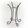 23" Iron Birdbath Stand Black - Alpine Corporation: Weather-Resistant Outdoor Decor, No Assembly Required - 3 of 3