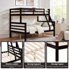 NicBex Bunk Bed with Thick Posts,Wood Bunk Bed Frame with Ladder and High Guardrail for Kids Teens Dorm Rooms - 4 of 4