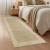 Machine Washable Rugs for Living Room Minimalist Geometric Bordered Indoor Carpet - 2 of 4