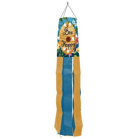 Briarwood Lane Spring Happy Beehive Windsock Wind Twister 40x6 - image 1 of 2