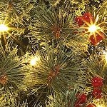 4.5ft-108 lights & brown base