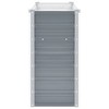 vidaXL Raised Bed Grey Galvanized Steel 94.5x31.5x30.3 in Sturdy - 4 of 4