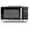 Black + Decker 0.9 Cu Ft 900W Digital Microwave Oven With Turntable in Stainless Steel - 2 of 4