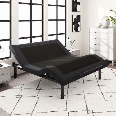 Allewie Adjustable Bed Base Frame with Motor, Wireless Remote, Head and Foot Incline, Intelligent Sleep Aid, Zero-Gravity, High Weight Capacity, Easy Self-Assembly