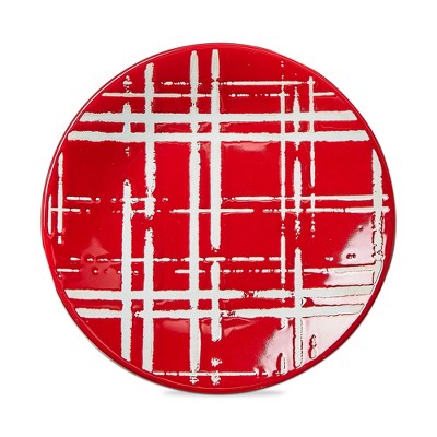 tagltd Plaid Appetizer Plate