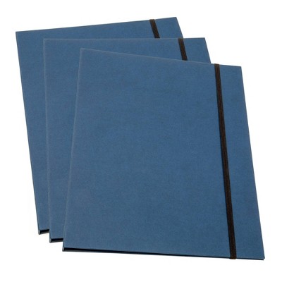 Paul 3pk Letter Size Classification Folders Blue - Bigso Box of Sweden