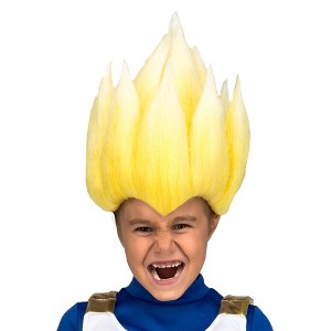 Kroeger Inc. Dragon Ball Z Sayan Vegeta Wig One Size Child - 1 of 4