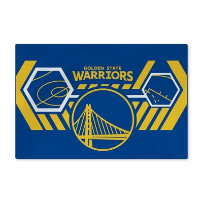 NBA Golden State Warriors Agile Washable Rug 20 x 32 Inches