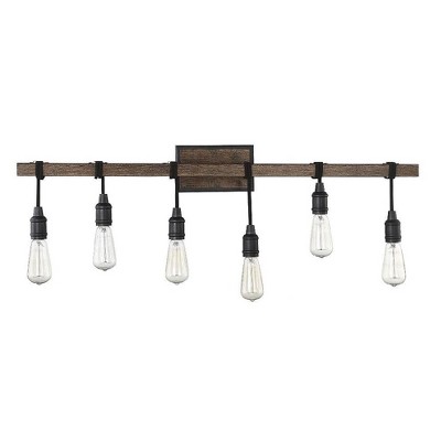 Durango 6-Light Rustic Industrial Vanity Fixture