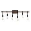 Savoy House Burgess 6 - Light Vanity in  Durango - 3 of 4