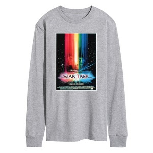 Men's - Star Trek - Retro Movie Poster Long Sleeve Graphic T-Shirt - 1 of 4