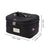 Unique Bargains Handheld Bow Embroidery Makeup Bag 3 Pcs - 2 of 4