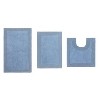 Home Weavers Luxury Collection 100% Cotton Tufted Bathroom Rug Set, Non-Slip Latex Bath Rug Set - 2 of 4