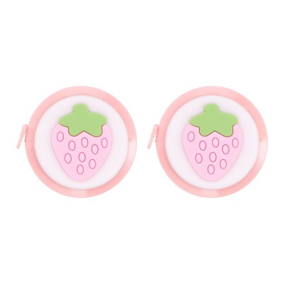 Unique Bargains Soft Strawberry Design Retractable Tape Rulers and Measuring Tools 60 Inch/1.5m