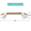 DMI Suction Grab Bar for Shower, 16 in Sand, Elderly & Handicap Safety - 2 of 4