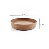 Ecopots Recycled Plastic Round Flower Pot Planter Saucer with Wheels - 4 of 4