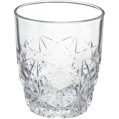 Bormioli Rocco Dedalo Rocks Crystal Cut 8.75 Ounce Tumbler, Set of 6