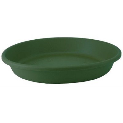 The HC Companies Plastic Classic Plant Saucer, Evergreen, 16in