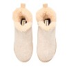 Dearfoams Women's Felted and Plaid Boot Slipper - 4 of 4
