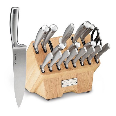 Cuisinart Classic 15pc Stainless Steel Knife Block Set - C77ss-15pt : Target