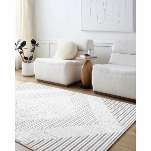 Hauteloom Briana Beige Washable Area Rug - 1 of 4