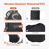 VEVOR Electric Guitar Hard Case, 41.34 in Gourd-Shaped Guitar Hard Case, PVC Padding Soft Lining Water-Resistant Hard Shell Guitar Case, Black - 4 of 4
