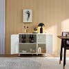 NicBex Accent Buffet Cabinet with Storage Modern Sideboard Cabinet Console Table with Wavy Texture for Living Room, Kitchen - 4 of 4